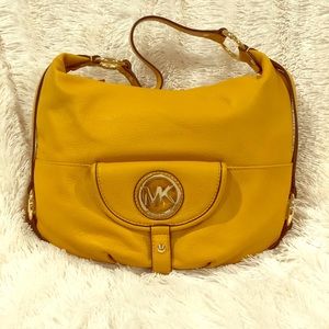 Michael Kors Fulton hobo shoulder handbag - yellow